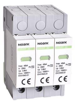 NOARK Ogranicznik przepięć do systemów PV T2 1000V DC 3P (112906)