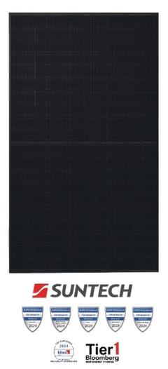 Suntech 500W STP500S-I60-Nsfb+ BIFACIAL Full black (N-type) EVO2