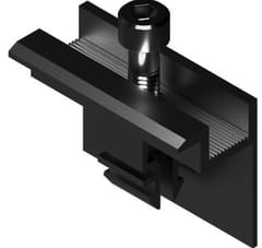 Klema końcowa 30mm Dł: 50mm na KLIK czarna