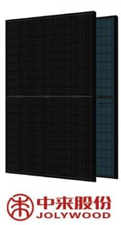 JOLYWOOD JW-HD-108N-500W R2 BIFACIAL Full black (N-type)