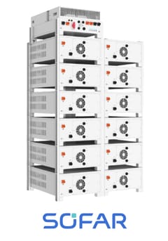 SOFAR Zestaw CBS8000-H12 192kWh + moduł sterujący (wysokonapięciowy)