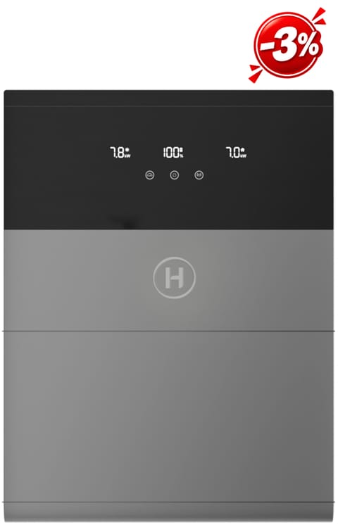Hoymiles HiOne All In One: Inwerter hybrydowy HiOne-10T-G3  + bateria HiOne-8B-G3 8kWh + pokrywa + podstawa (wysokonapięciowy)
