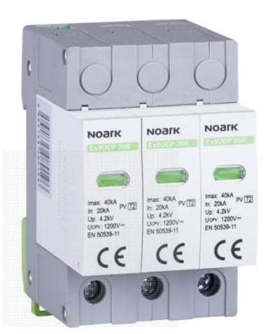 NOARK Ogranicznik przepięć do systemów PV TYP 1+2 1000V DC 3P (111759)