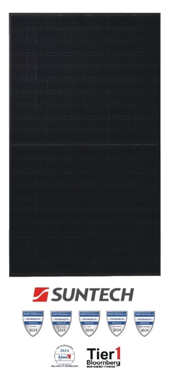 Suntech 500W STP500S-I60-Nsfb+ BIFACIAL Full black (N-type) EVO2