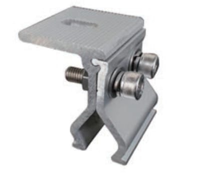 Uchwyt Montażowy Z Regulacją Na Rąbek Blaszany 50mm aluminium typ:4