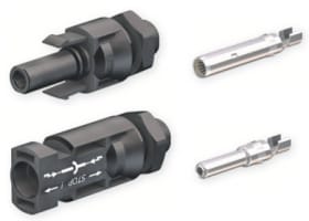 MULTI-CONTACT Konektor MC4 wtyk + gniazdo 4-6MM2 do zabudowy w rozdzielni
