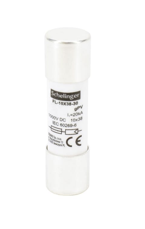 Schelinger Wkładka topikowa FL-10x38 10A 1000V DC