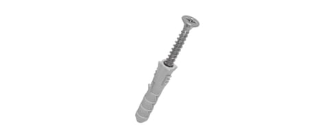 Kołek rozporowy fi 8 mm z wkrętem z nacięciem krzyżowym 8*40mm opak: 200 szt