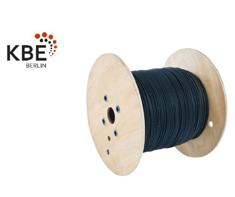 KBE Czarny Kabel solarny 6mm2 DB+EN 50618(H1Z2Z2-K)and IEC 62930(IEC 131)