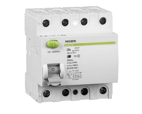NOARK Wyłącznik różnicowoprądowy Ex9L-N 4P 25A 300mA 6kA TypA 3-faz (108339)
