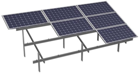 KONSTRUKCJA DH3 DWUPODPOROWA GRUNTOWA (L<1800 / W<1135) dla PV BIFACIAL