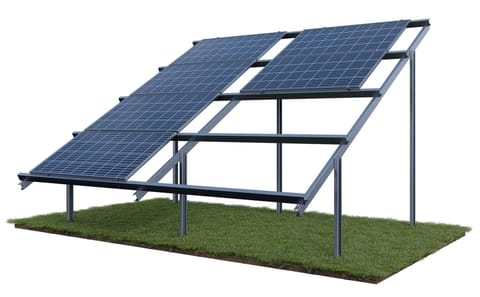 KONSTRUKCJA DH4 DWUPODPOROWA GRUNTOWA  (1990<L / W>1135) dla PV BIFACIAL