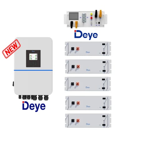 DEYE: Zestaw  Inwerter hybrydowy SUN-10K-SG01HP3 + Bateria BOS-G PRO 25.6Wh + Jednostka sterująca PDU-2 (wysokonapięciowy)