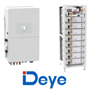 DEYE: Zestaw  Inwerter hybrydowy SUN-30K-SG02HP3 + Bateria BOS-G PRO 40.96kWh + Jednostka sterująca PDU-2 + Stojak na akumulatory (wysokonapięciowy)