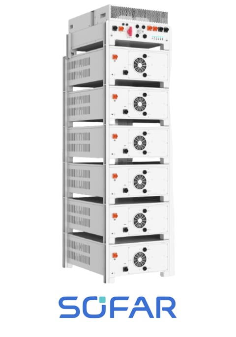 SOFAR Zestaw CBS8000-H6 96kWh + moduł sterujący (wysokonapięciowy)