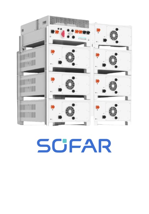 SOFAR Zestaw CBS8000-H7 112kWh + moduł sterujący (wysokonapięciowy)