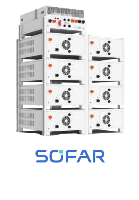 SOFAR Zestaw CBS8000-H8 128kWh + moduł sterujący (wysokonapięciowy)