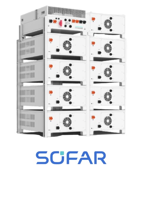 SOFAR Zestaw CBS8000-H9 144kWh + moduł sterujący (wysokonapięciowy)
