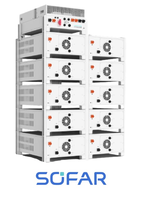 SOFAR Zestaw CBS8000-H10 160kWh + moduł sterujący (wysokonapięciowy)