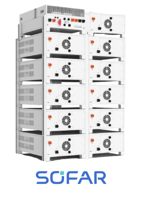 SOFAR Zestaw CBS8000-H11 176kWh + moduł sterujący (wysokonapięciowy)
